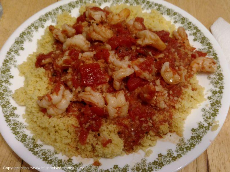 Shrimp with Diced Tomatoes